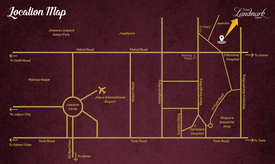 Nearby Places / Location Map